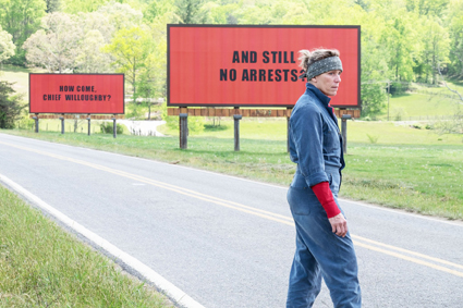 Three Billboards outside Ebbing Missouri